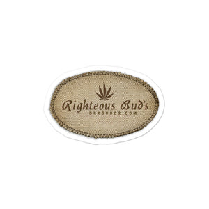 Righteous Bud's Bubble-free stickers