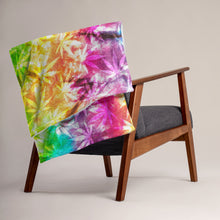 Load image into Gallery viewer, Righteous Bud&#39;s Cozy Flower Power Throw Blanket