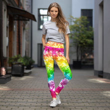 Load image into Gallery viewer, Righteous Bud&#39;s Flower Power Yoga Leggings