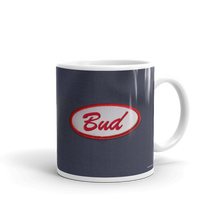 Load image into Gallery viewer, Bud&#39;s Blue Shop Shirt Mug