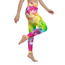 Load image into Gallery viewer, Righteous Bud&#39;s Flower Power Yoga Leggings