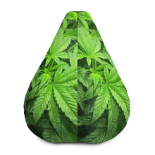 Load image into Gallery viewer, Righteous Bud&#39;s Leafy Green Magic Bean Bag Chair w/ filling