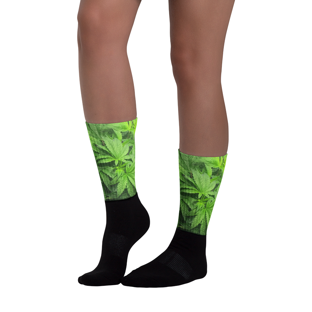 Righteous Bud's Leafy Green Socks