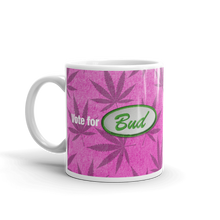 Load image into Gallery viewer, Vote for Bud Mug Pink Leaf / Pink Hemp
