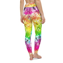 Load image into Gallery viewer, Righteous Bud&#39;s Flower Power Yoga Leggings