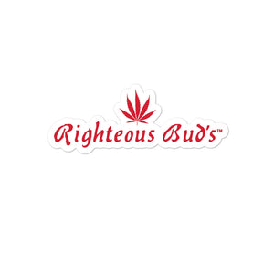 Righteous Bud's Bubble-free stickers
