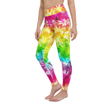 Load image into Gallery viewer, Righteous Bud&#39;s Flower Power Yoga Leggings
