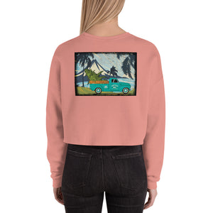 Righteous Bud's Classic Truck Crop Sweatshirt