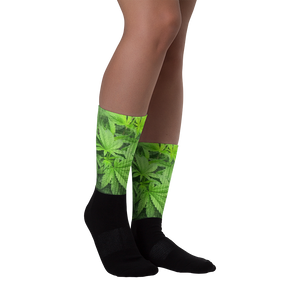 Righteous Bud's Leafy Green Socks