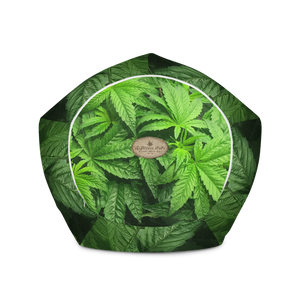 Righteous Bud's Leafy Green Magic Bean Bag Chair w/ filling