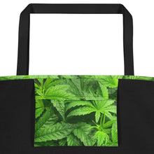 Load image into Gallery viewer, Righteous Bud&#39;s Leafy Green Beach Bag