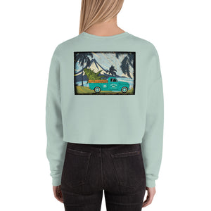 Righteous Bud's Classic Truck Crop Sweatshirt