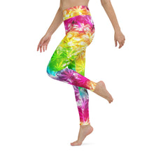 Load image into Gallery viewer, Righteous Bud&#39;s Flower Power Yoga Leggings