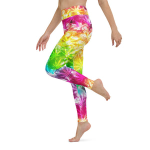 Righteous Bud's Flower Power Yoga Leggings