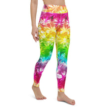 Load image into Gallery viewer, Righteous Bud&#39;s Flower Power Yoga Leggings