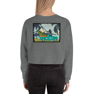 Righteous Bud's Classic Truck Crop Sweatshirt