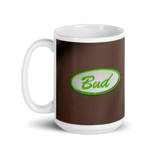 Load image into Gallery viewer, Green and Brown Shop Shirt Bud Mug