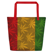 Load image into Gallery viewer, Righteous Bud&#39;s Rasta Beach Bag
