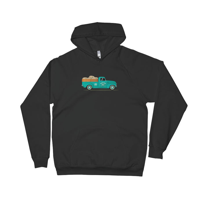 Classic Pickup Truck Cannabis Unisex Fleece Hoodie