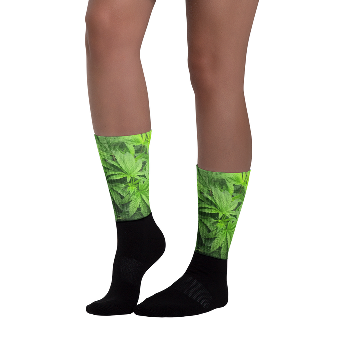 Righteous Bud's Leafy Green Socks