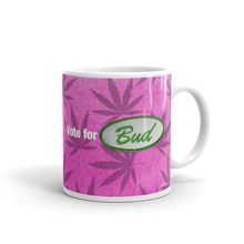 Load image into Gallery viewer, Vote for Bud Mug Pink Leaf / Pink Hemp