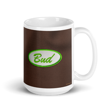 Load image into Gallery viewer, Green and Brown Shop Shirt Bud Mug